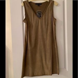 NWT Ralph Lauren Suede and Cashmere Dress